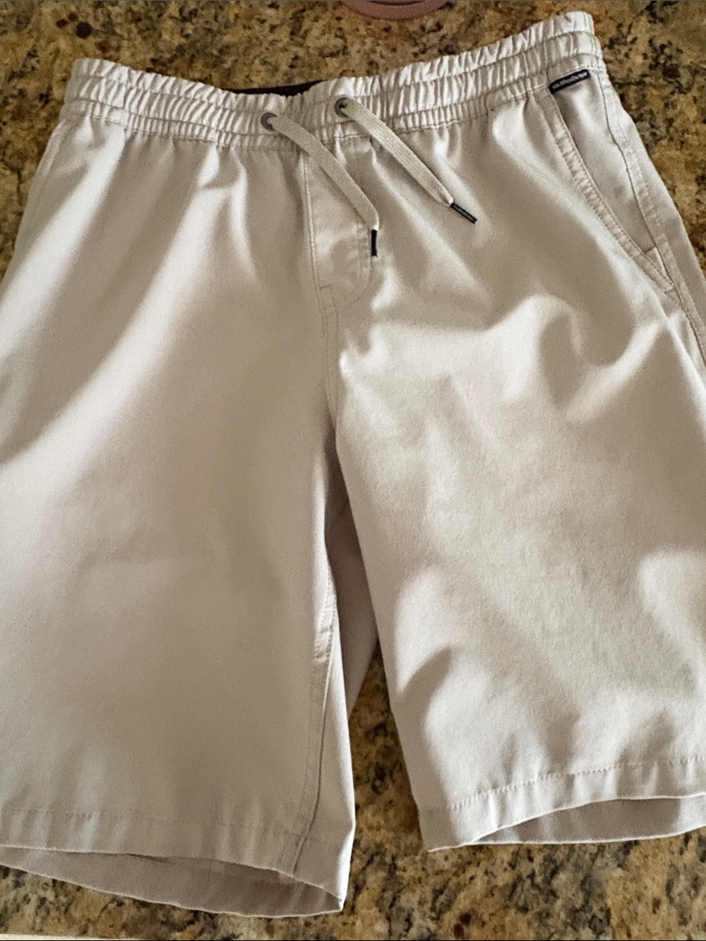 Quiksilver Boys Light Beige Drawstring Shorts